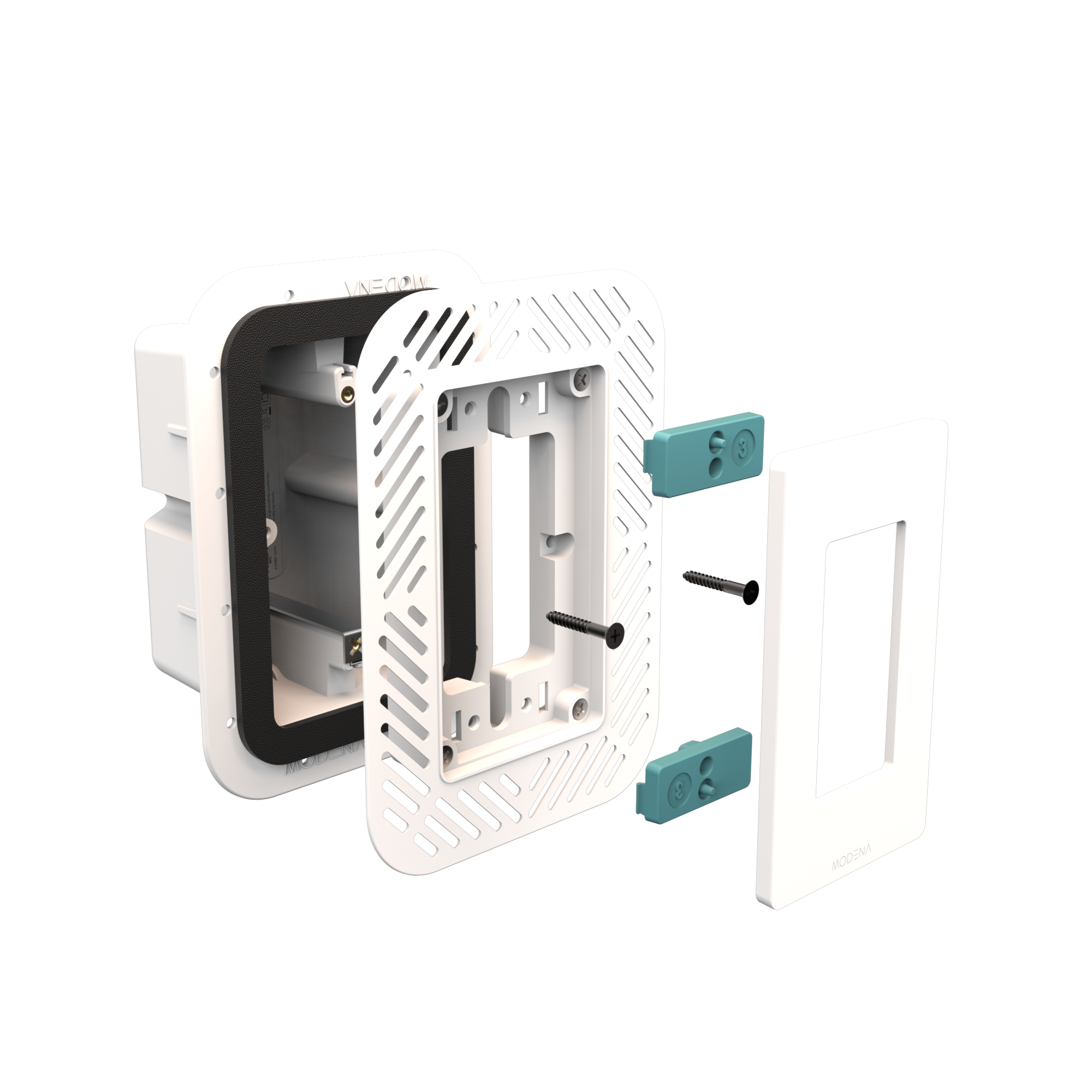 1-Gang Decora with Foam Gasket
