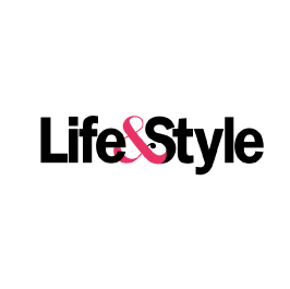 Life & Style magazine logo in white circle